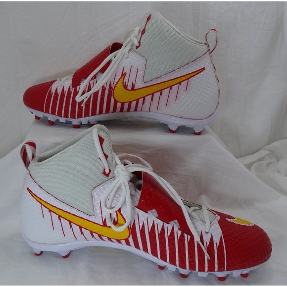 Nike Football Strike Pro Cleats Size 16 (847554-116) Red White Yellow New - Picture 3 of 9
